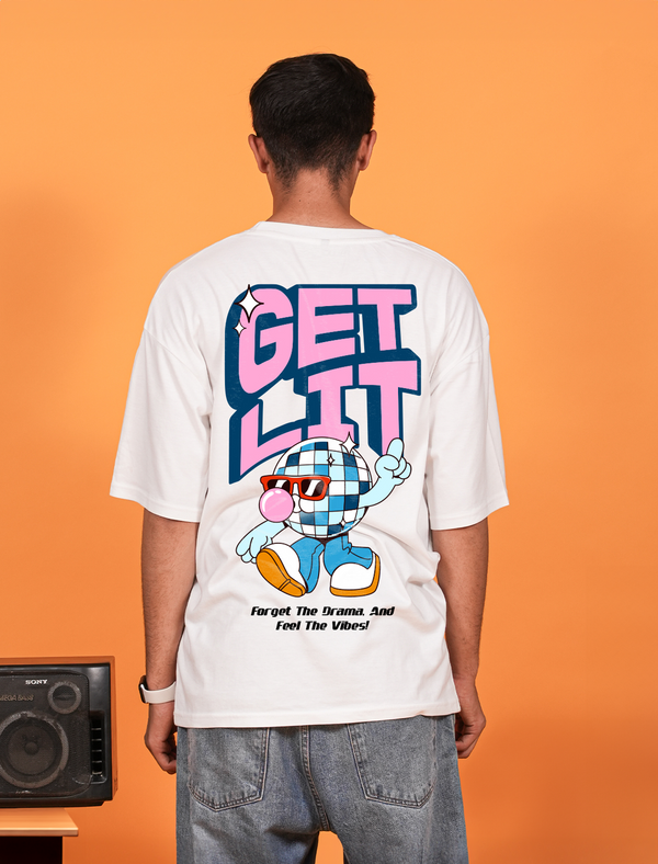 Get Lit Disco Oversized Tee